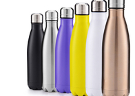 Stainless Drinking Colored Sports Water Bottle For Outdoor , White Box Packing